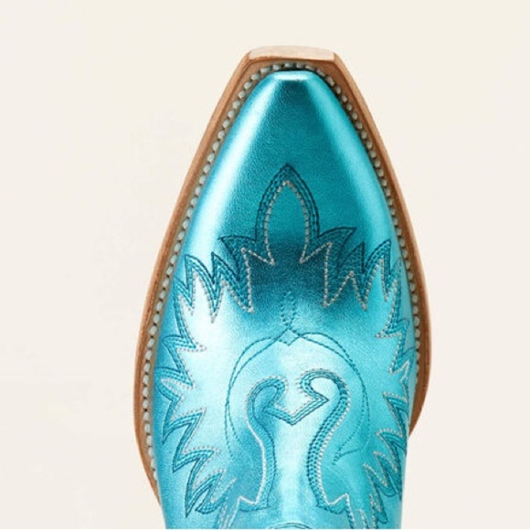 ARIAT WOMEN'S DIXON WESTERN BOOTIES/BOOT| Electric Calypso (Blue/Turquoise)| NEW - Picture 6 of 16